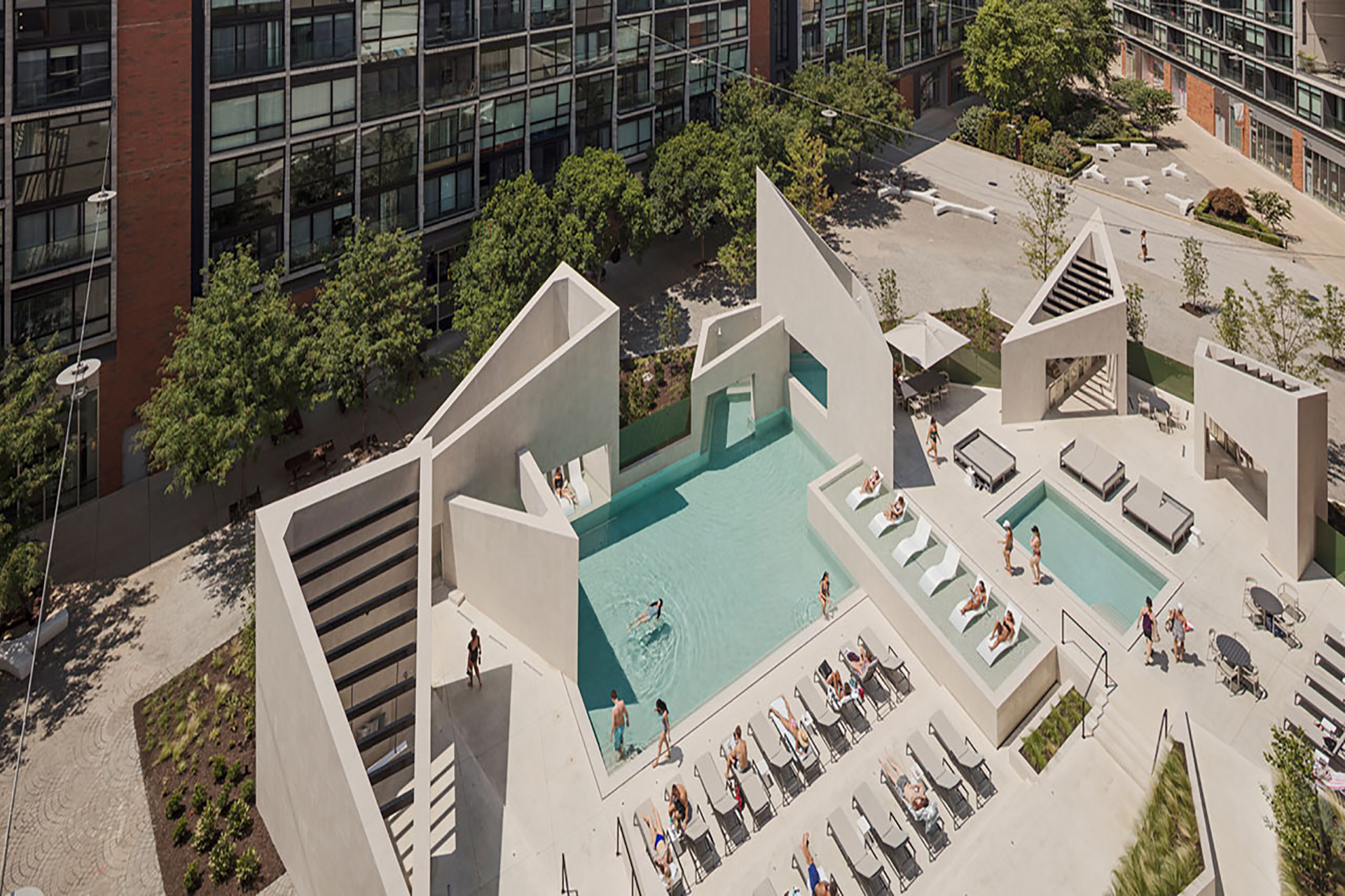 Aerial Pool shot